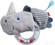 🦏 haba rhino fabric clutching toy: fun and soothing teething experience logo