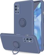 coqibel for oneplus 9 pro 5g case [ liquid silicone with 360° ring kickstand and car mount function] car electronics & accessories : car electronics accessories logo