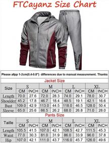 img 2 attached to Stay Stylish And Comfortable With FTCayanz Men'S Athletic Tracksuit Set