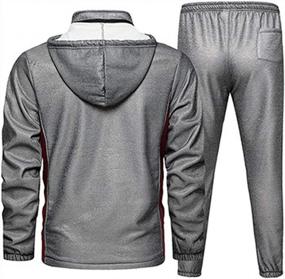 img 3 attached to Stay Stylish And Comfortable With FTCayanz Men'S Athletic Tracksuit Set