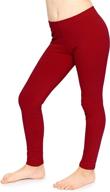 stretch comfort cotton footless leggings girls' clothing ~ leggings logo