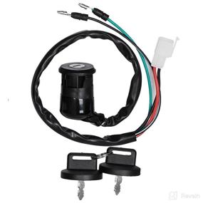 img 2 attached to HIFROM Ignition Starter Switch - Engine Ignition Key Switch Replacement for Honda ATC250 ES Big Red 1985-1987 ATC250ES ATC 250ES | Two Keys Included