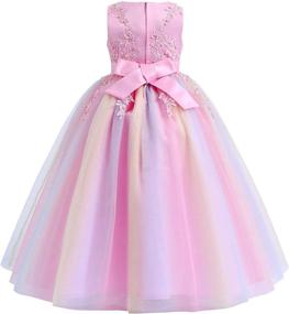 img 2 attached to 👗 Bridesmaid Princess Festival Carnival Sundress Clothing for Girls - Dresses