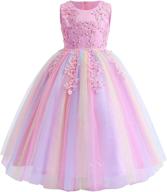 👗 bridesmaid princess festival carnival sundress clothing for girls - dresses logo