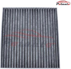 img 2 attached to 🚗 POTAUTO MAP 1002C (CF10133) Carbon Car Cabin Air Filter Replacement for Toyota Corolla Matrix