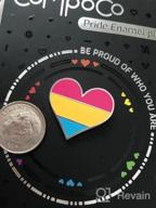 img 1 attached to Pansexual Pride Enamel Pin - Show Your Support For The LGBTQ+ Community! review by Christine Eads