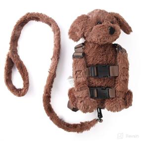 img 4 attached to 🐶 2-in-1 Naughty Dog Toddler Backpack Harness with Safety Leash | Walking Toddler Leash for Boys and Girls (1-3 Years Old)