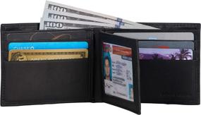 img 2 attached to Ben Sherman Leather Pocket Bifold Men's Accessories better for Wallets, Card Cases & Money Organizers