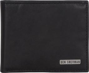 img 1 attached to Ben Sherman Leather Pocket Bifold Men's Accessories better for Wallets, Card Cases & Money Organizers