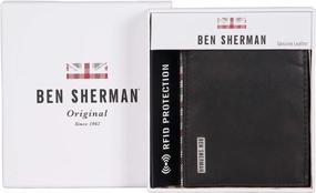 img 3 attached to Ben Sherman Leather Pocket Bifold Men's Accessories better for Wallets, Card Cases & Money Organizers