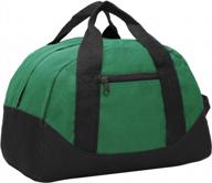 compact travel duffel bag, 12 inch small mini sports gym carry on with convenient top handle - buyagain logo