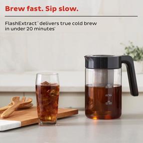 img 2 attached to Instant Pot Electric Cold Brew Coffee Maker - Quickly Make Custom Strength 32Oz Pitcher, Dishwasher Safe
