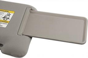 img 2 attached to Replacement SAILEAD Sun Visor For 2006-2008 Nissan Murano - Left Driver Side, Beige, With Illuminated Mirror, Without Sunroof - OE Part 96401-CC22B 96401CC22B