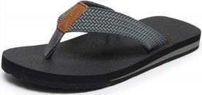 img 2 attached to Experience Ultimate Comfort With MAIITRIP Men'S Soft Flip Flops In Sizes 7-15