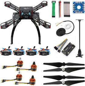 img 4 attached to DIY RC Drone Quadrocopter X4M360L Frame Kit: GPS + APM 2.8 Flight Control + Brushless Motor + Brushless ESC + Folding Antenna Mount Holder For GPS