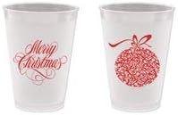 img 1 attached to Christmas Frost Flex Plastic Cups Household Supplies
