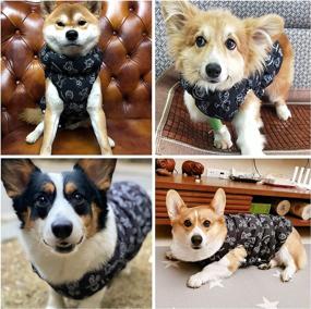 img 3 attached to Pet Sregno XL Dog Cold Weather Windproof Button Vest Waterproof Puffer Jacket Clothes - Medium Dog Winter Warm Coat in Black