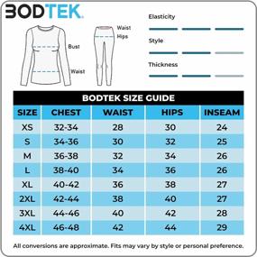 img 1 attached to Warm Up In Style: Bodtek Women'S Thermal Long Underwear Set With Fleece Lining For Extreme Cold Weather