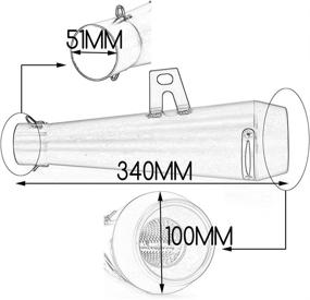 img 1 attached to Глушитель мотоцикла GSXR1000 Universal