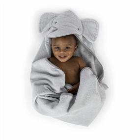 img 2 attached to Grazer™ Clean & Cuddly™ Hooded Character Towel And 6-Pack Terry Washcloth Set