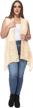 women's plus size boho crochet open front sleeveless shawl cardigan vest cover up logo
