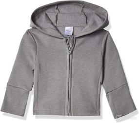 img 4 attached to 🧥 Hanes Ultimate Baby Zippin Fleece Hoodie: Cozy & Convenient Baby Outerwear