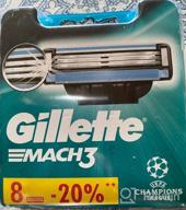 img 2 attached to Gillette Mach3 Turbo Cartridges 20cc &amp; 1 Bonus Razor Bundle - 1 Pack (Netcount 1 Pack) review by Aneta Ogrodniczek ᠌