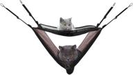 popetpop cat hammock bed - premium hanging 🐱 bed for cats, small dogs, rabbits, and other small pets logo