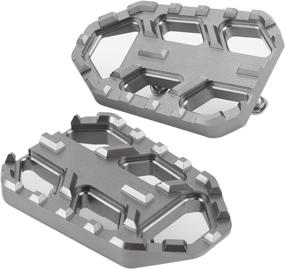 img 4 attached to Ymiko Wide Motorcycle Foot Pegs - 🏍️ Footpegs Footrests Pedals for FordL650 DL1000 VSTROM 650XT/1000XT (TAI)