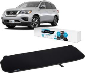 img 4 attached to 🚗 CLIM ART Cargo Liner for Nissan Pathfinder 2013-2021: Honeycomb Dirtproof & Waterproof Trunk Mat - All-Climate, Heavy Duty, Anti-Slip Design - FL01113020