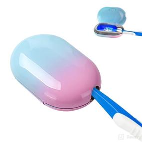 img 4 attached to 🦷 TAISHAN Sanitizer Toothbrush Case: Rechargeable Oral Care Solution