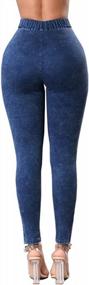 img 1 attached to Women'S High Waisted Skinny Jeans Stretch Denim Butt Lift Pencil Jeggings By Aodrusa