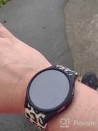 картинка 1 прикреплена к отзыву Модный силиконовый ремешок для Samsung Galaxy Watch 5 и 4, Watch 4 Classic и Galaxy Watch 3 - мягкий, без зазоров, спортивный сменный ремешок с принтом для мужчин и женщин от Koelin от Morgan Freeman