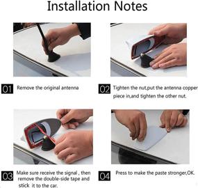 img 2 attached to Shark Antenna Replacement Antenna Signal Adhesive Exterior Accessories