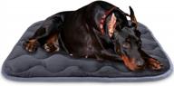 aiperro коврик для кровати для собак мягкий плюшевый коврик для подушки для питомника машинная стирка противоскользящая кровать для домашних животных для маленьких средних и больших собак и кошек, спящих, 46 x 29 дюймов логотип