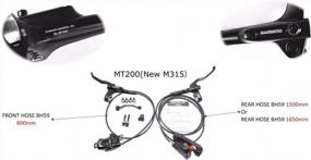 img 2 attached to JGbike Upgraded Shimano MT200 Hydraulic Disc Brake Set For Mountain Bikes: Ideal For XC Trail, E-Bike, And Fat Bike – The Ultimate Solution For A Mechanical Disc Brake Upgrade