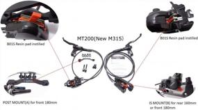 img 3 attached to JGbike Upgraded Shimano MT200 Hydraulic Disc Brake Set For Mountain Bikes: Ideal For XC Trail, E-Bike, And Fat Bike – The Ultimate Solution For A Mechanical Disc Brake Upgrade
