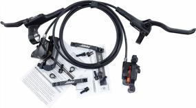 img 4 attached to JGbike Upgraded Shimano MT200 Hydraulic Disc Brake Set For Mountain Bikes: Ideal For XC Trail, E-Bike, And Fat Bike – The Ultimate Solution For A Mechanical Disc Brake Upgrade