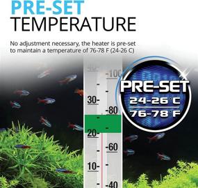 img 3 attached to Enhanced Fluval P Series Submersible Aquarium Heater for 15 Gallon Tanks