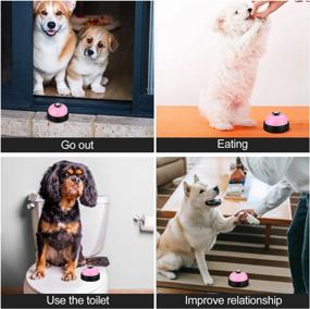 img 1 attached to Train Your Pet With Comsmart Dog Training Bells - Set Of 2 Potty And Door Bells For Dogs And Cats With Non-Skid Base