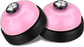 img 4 attached to Train Your Pet With Comsmart Dog Training Bells - Set Of 2 Potty And Door Bells For Dogs And Cats With Non-Skid Base