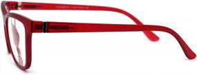 img 2 attached to Stylish And Functional: SA106 Women'S Bi-Focal Reading Glasses With A Horn Rim Rectangular Frame