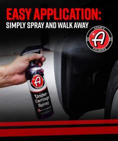 img 1 attached to 🔥 Adam's SiO2 Infused Undercarriage Dressing Spray (1 Gallon) - Silica Infused for Preium Results, Quick & Easy Application, Works on Tires, Trim, Wheel Wells, with a Sleek Black Satin Finish