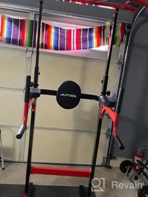 img 6 attached to Get Fit Like A Pro With MURTISOL'S 330LBS Power Tower Dip Station And Pull Up Bar For Strength Training Workout At Home Gym