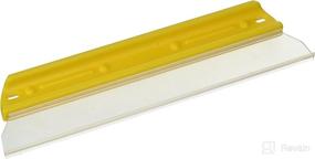 img 1 attached to 🟡 One-Pass Soft N Dry 11-Inch Waterblade Silicone T-Bar Squeegee - Yellow