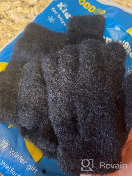 img 1 attached to 🧤 TODDOR Winter Children Stretchy Mittens: Stylish Girls' Accessories for Cold Weather review by Jessica Davis