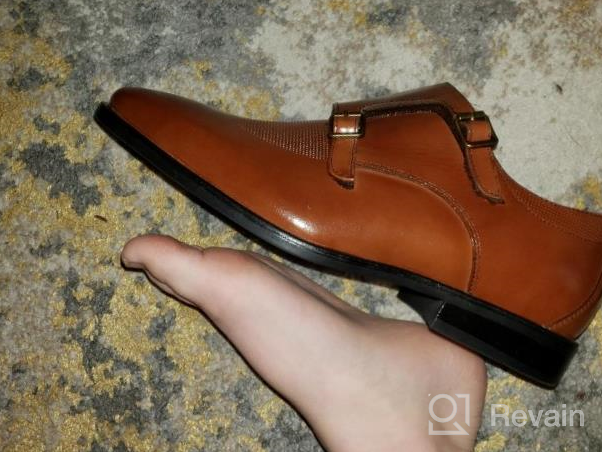 img 1 attached to 🕺 Stylish Florsheim Unisex-Child Potenza Jr. Double Monk Strap Loafer: Stride in Confidence review by Brent Gurney