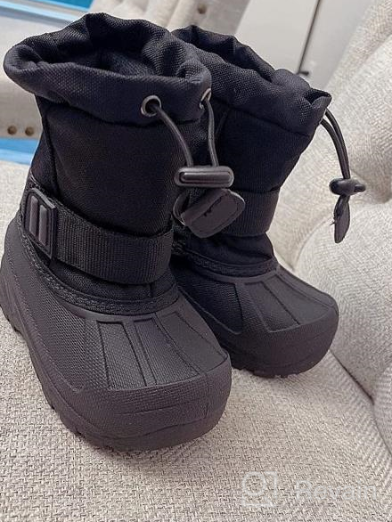 img 1 attached to 👞 Waterproof & Cold Weather Resistant Toddler Boys' Shoes for Outdoor Activities - MORENDL review by Luis Estrella