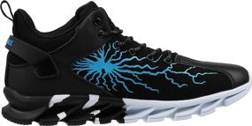 img 1 attached to Men'S Outdoor Athletic Sneakers: BRONAX Mid Top Tennis Shoes