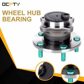 img 3 attached to OCPTY 2Pc Rear Wheel Bearing And Hub Assembly 512347 For 2004-2013 Mazda 3/5 5-Lug W/ABS